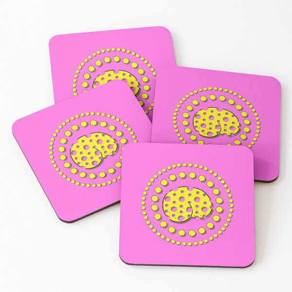 Item preview, Yellow and Pink Holey thiCC Butt Logo designed and sold by thicc216.