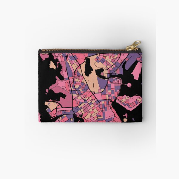 Item preview, Helsinki Map Pattern in Purple & Pink designed and sold by PatternMaps.