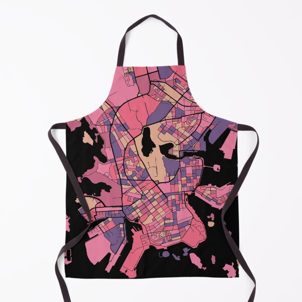 Item preview, Helsinki Map Pattern in Purple & Pink designed and sold by PatternMaps.