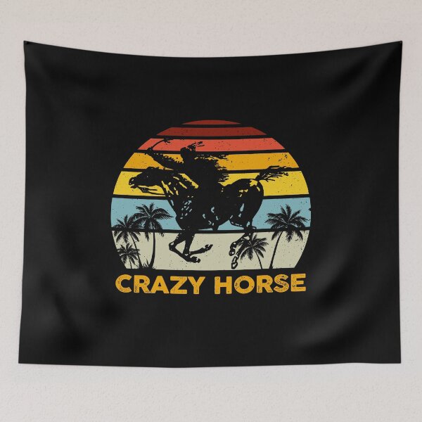 Item preview, Crazy Horse Vintage Retro Neil Gift Fan designed and sold by ZoesGreen.
