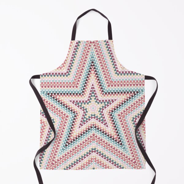 Item preview, star, knit, mosaic, colorful, flag, center design, ethnic, designed and sold by mintdiamond21.