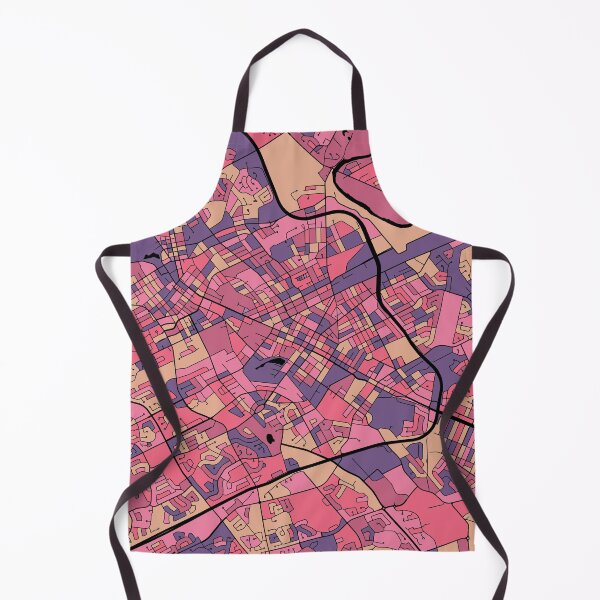 Item preview, Kitchener Map Pattern in Purple & Pink designed and sold by PatternMaps.