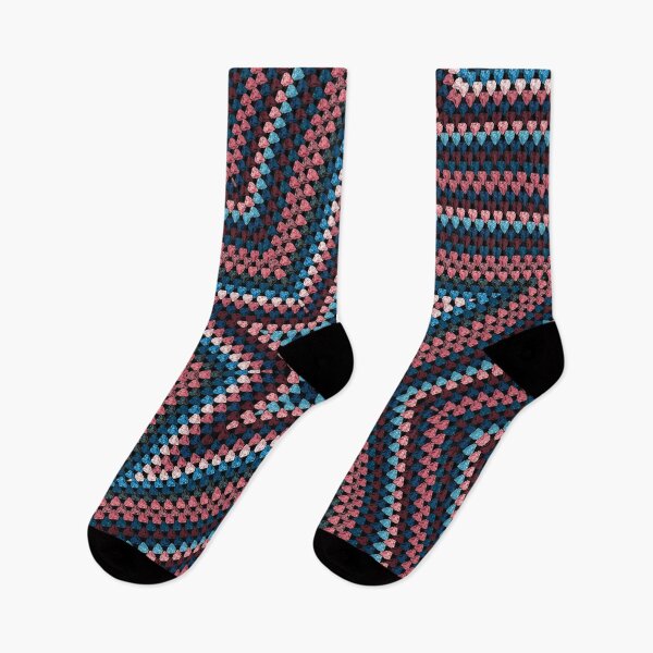 Item preview, star, knit, mosaic, colorful, flag, center design, ethnic, black, USA, flag designed and sold by mintdiamond21.