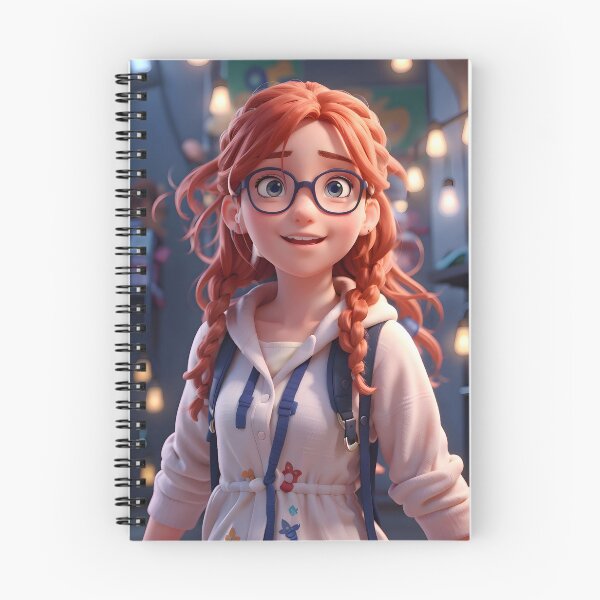 Item preview, 3D Red harPigtail College Girl CG designed and sold by PCGDrawing.