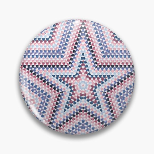 Item preview, star, knit, mosaic, colorful, flag, center design, ethnic, black, USA, flag designed and sold by mintdiamond21.