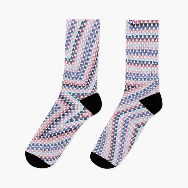 Item preview, star, knit, mosaic, colorful, flag, center design, ethnic, black, USA, flag designed and sold by mintdiamond21.