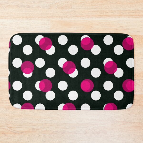 Item preview, Pink Black Polka Dots designed and sold by PatternTitan.