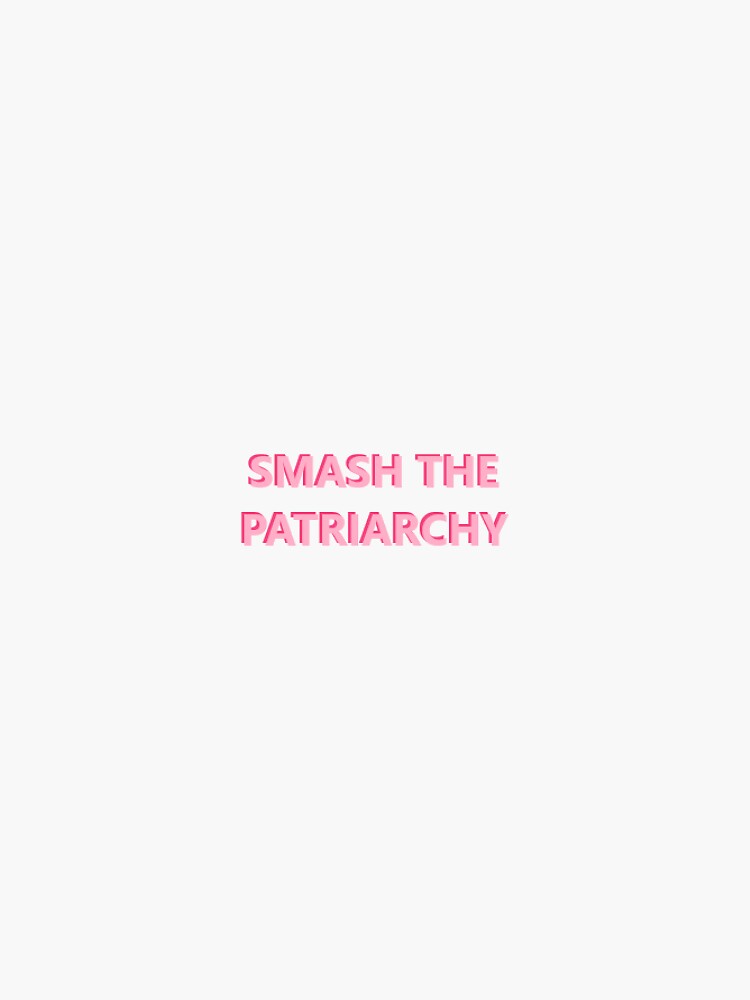 Thumbnail 3 of 3, Sticker, Smash the patriarchy small designed and sold by maklehmann.