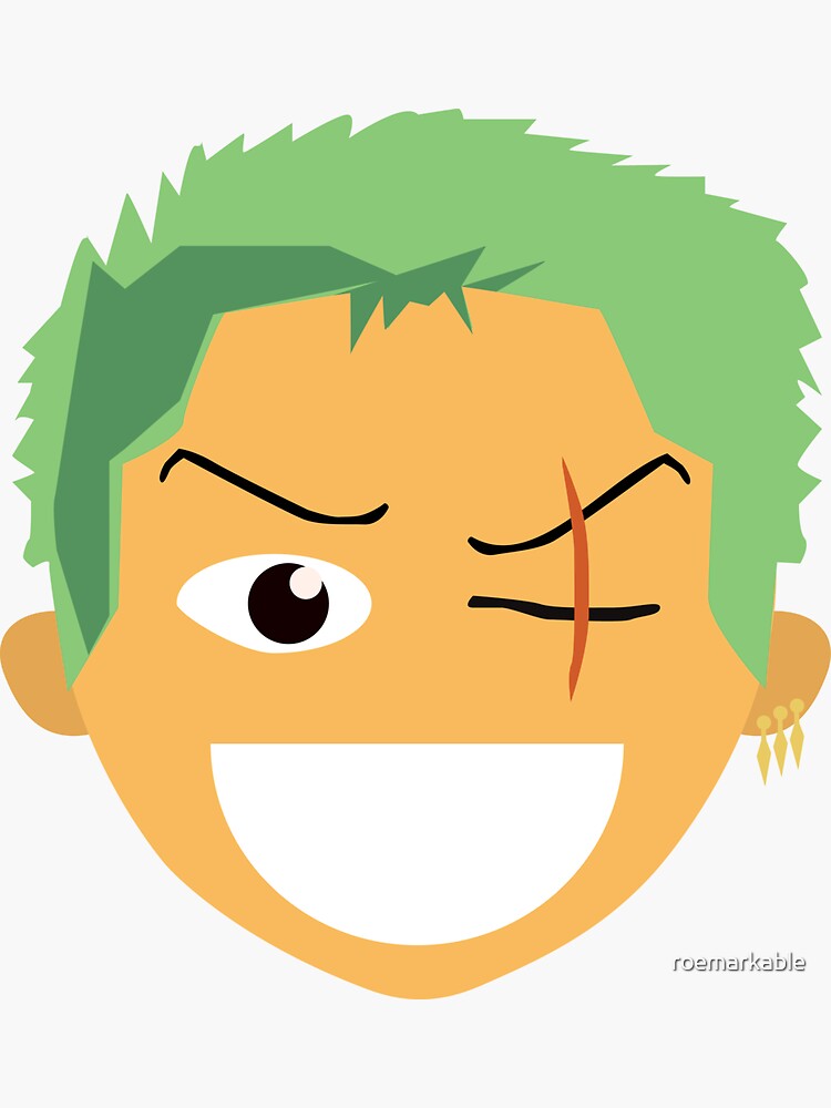 one piece sleeping zoro Sticker for Sale by mayvsantillan