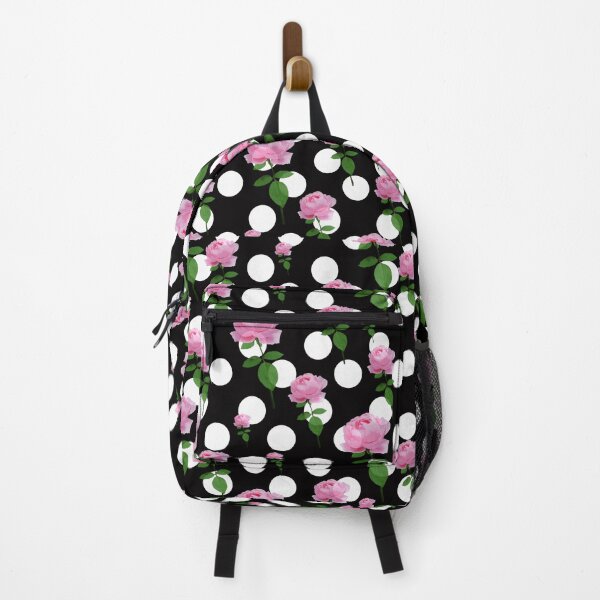 Item preview, Polka Dots Rose Pattern designed and sold by PatternTitan.