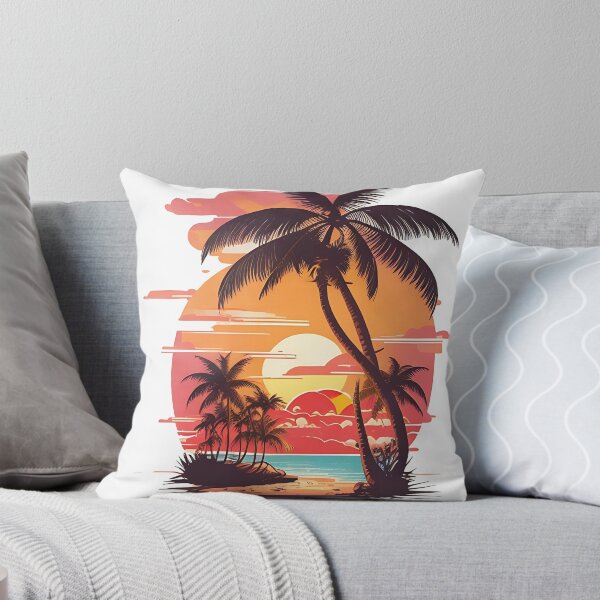 Item preview,  home with coconut tree, sunset, designed and sold by Noppawat.