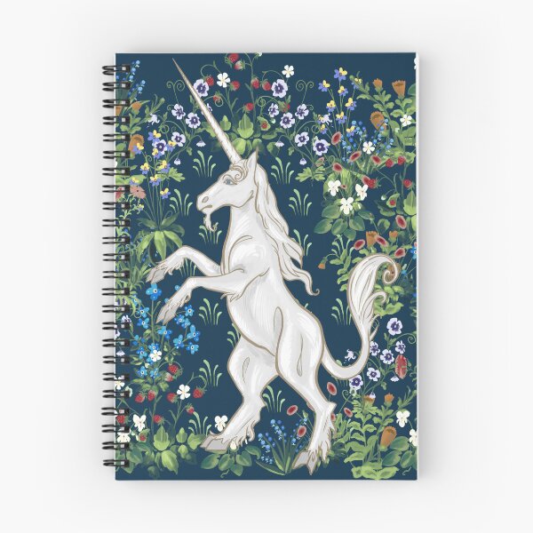 Item preview, The Unicorn (blue) designed and sold by stephpotterart.