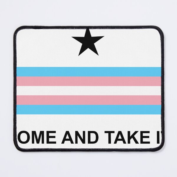 Item preview, Come and take it trans flag designed and sold by carolinaphile.