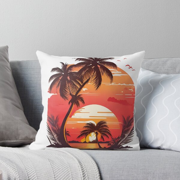 Item preview,  home with coconut tree, sunset, designed and sold by Noppawat.