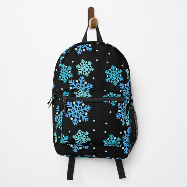 Item preview, beautiful aesthetic black background snowflakes glitter pattern for girls designed and sold by ArtisticAblaze.