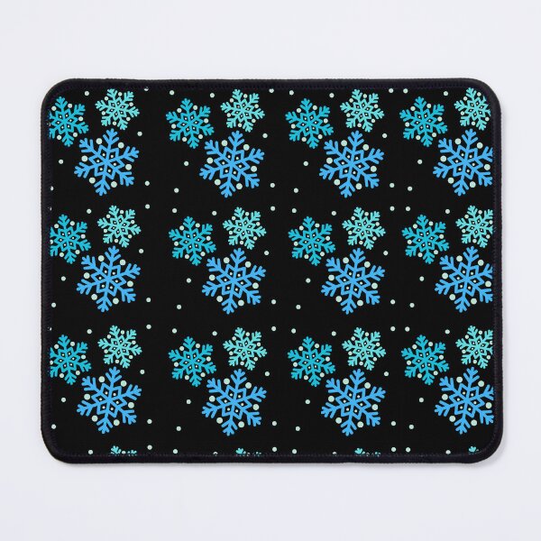 Item preview, beautiful aesthetic black background snowflakes glitter pattern for girls designed and sold by ArtisticAblaze.