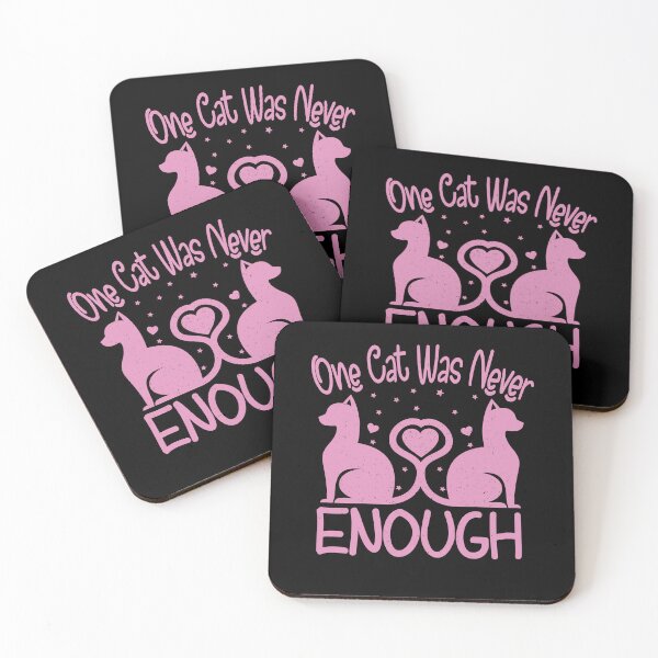 Item preview, One Cat Was Never Enough Funny cat Quote designed and sold by YAHIA-14.