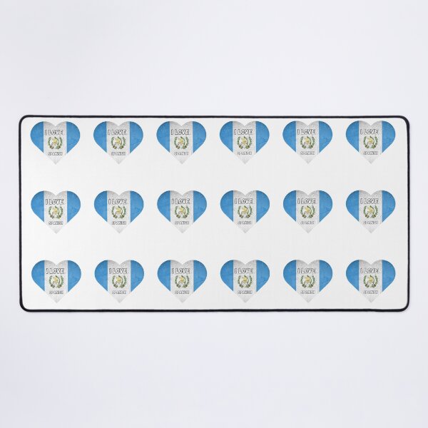 Item preview, i love spanish, heart with guatemala flag designed and sold by language-des.
