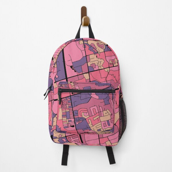 Item preview, Markham Map Pattern in Purple & Pink designed and sold by PatternMaps.