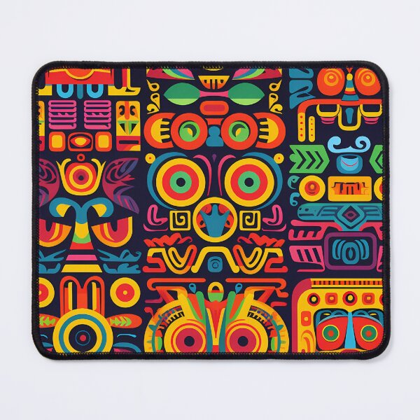 Item preview, "Colorful Maya Patterns in Pop Art Style" designed and sold by Art-Vortex-fr.