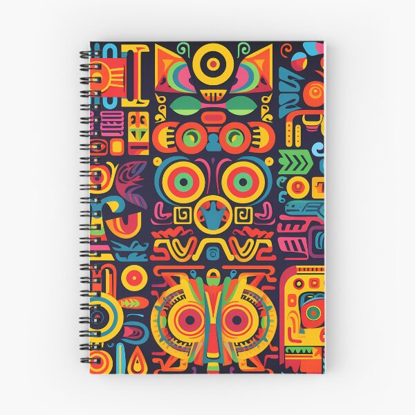 Item preview, "Colorful Maya Patterns in Pop Art Style" designed and sold by Art-Vortex-fr.