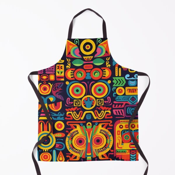 Item preview, "Colorful Maya Patterns in Pop Art Style" designed and sold by Art-Vortex-fr.
