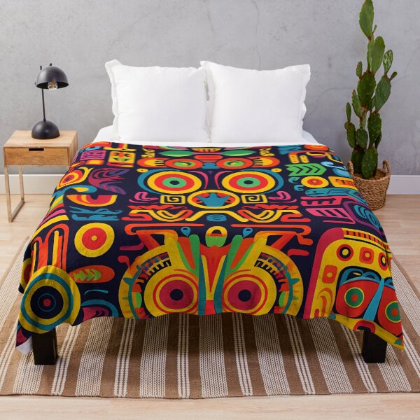 Item preview, "Colorful Maya Patterns in Pop Art Style" designed and sold by Art-Vortex-fr.