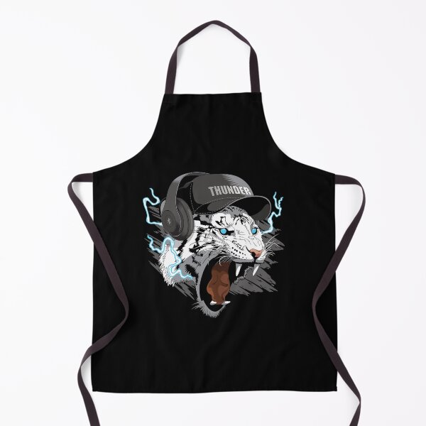 Item preview, Thunder white tiger roar & Heavy metal music character art design designed and sold by SetthaSK.