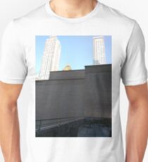 Wall, New York, Manhattan, Brooklyn, New York City, architecture, street, building, tree, car,   Unisex T-Shirt
