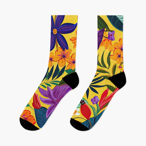 Item preview,  A fun & colourful Caribbean Art Style Pattern Yellow  designed and sold by azbondi.