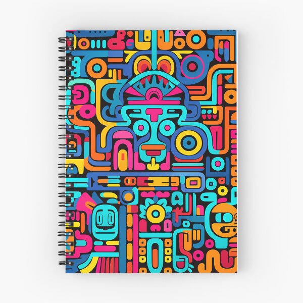 Item preview, "Colorful Maya Patterns in Pop Art Style" designed and sold by Art-Vortex-fr.