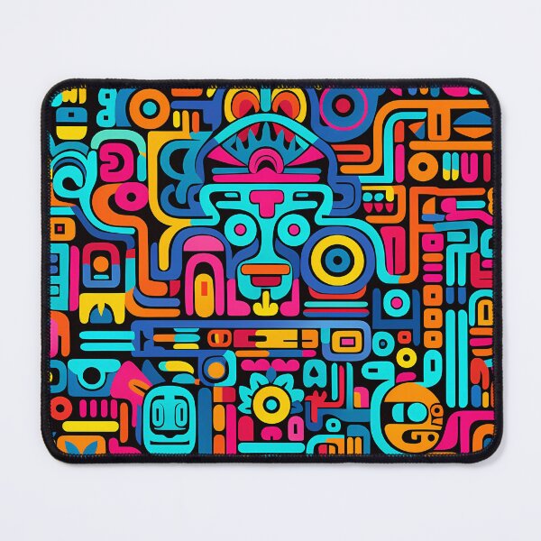 Item preview, "Colorful Maya Patterns in Pop Art Style" designed and sold by Art-Vortex-fr.
