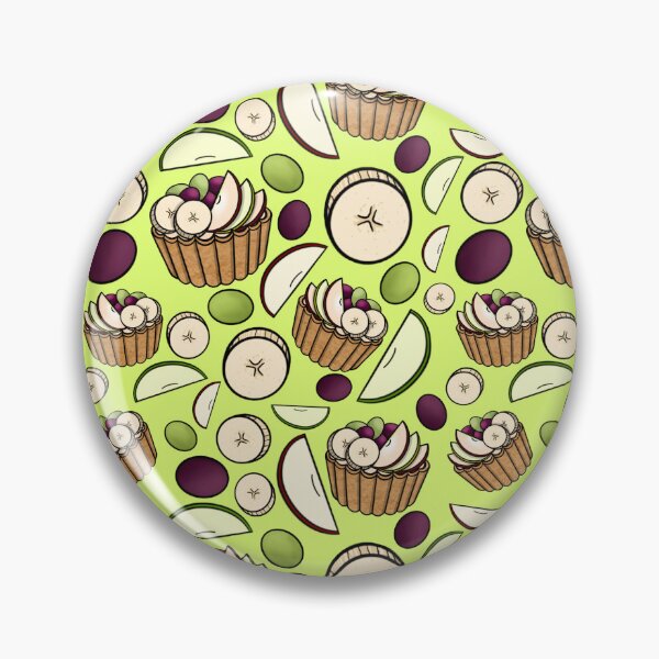 Item preview, Fruit Salad Tart Pattern (Light Green) designed and sold by honeybeepaper.