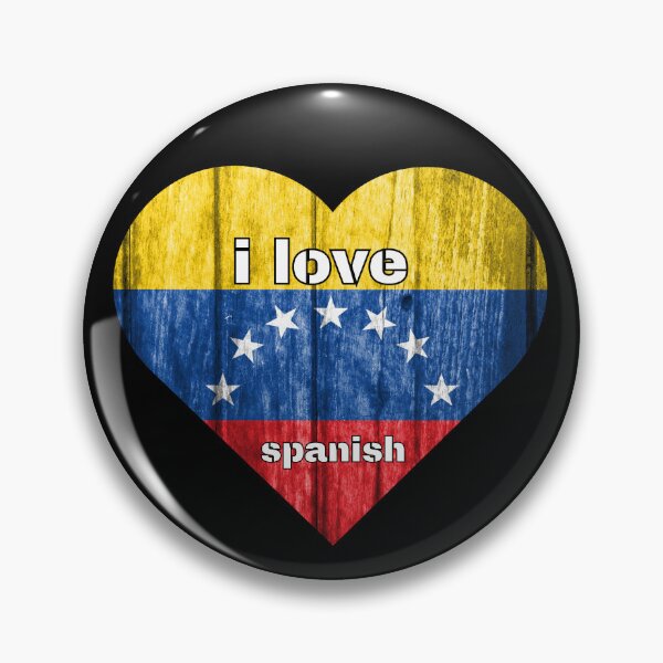 Artikelvorschau, Ich liebe Spanisch, Herz mit venezolanischen Flagge entworfen und verkauft von language-des.