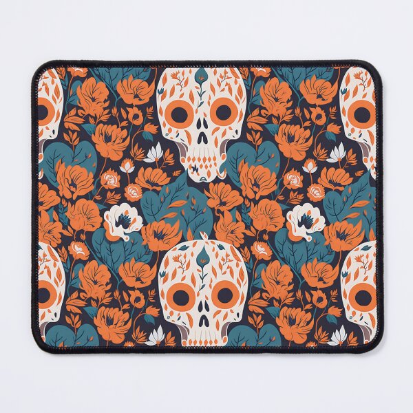 Item preview, Skull Flower Pattern Floral Elegance Revealed designed and sold by ngness.