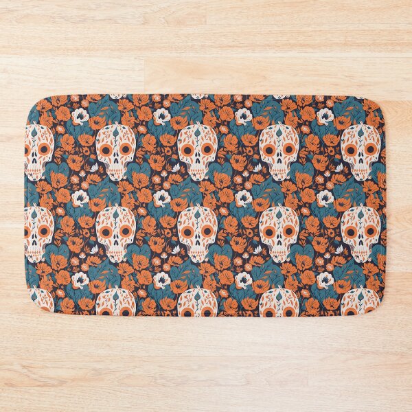 Item preview, Skull Flower Pattern Floral Elegance Revealed designed and sold by ngness.