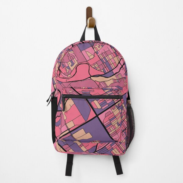 Item preview, Quebec City Map Pattern in Purple & Pink designed and sold by PatternMaps.