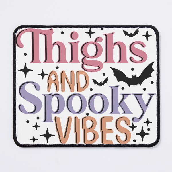 Item preview, "Retro Thick Thighs and Spooky Vibes Halloween Design designed and sold by PrintelArt.