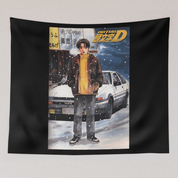 Item preview, Initial D Manga Takumi Fujiwara Snow designed and sold by AnchiDewies.