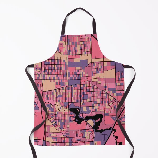 Item preview, Regina Map Pattern in Purple & Pink designed and sold by PatternMaps.