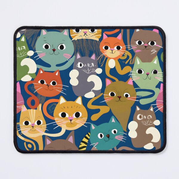 Item preview, Seamless Pattern Cat designed and sold by deviatepolo.