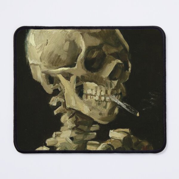 Item preview, Van Gogh | Head of a Skeleton with a Burning Cigarette designed and sold by BossyCatHome.
