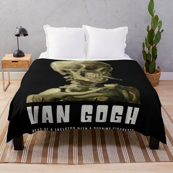 Item preview, Van Gogh | Head of a Skeleton with a Burning Cigarette designed and sold by BossyCatHome.