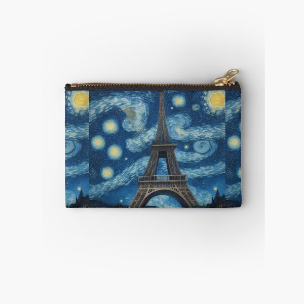 Item preview, Starry night in Paris Van Gogh Starry Night Eiffel Tower designed and sold by Vangoholic.