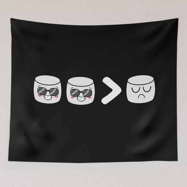 Item preview, Two Marshmallows are Greater Than One designed and sold by theprof2021.
