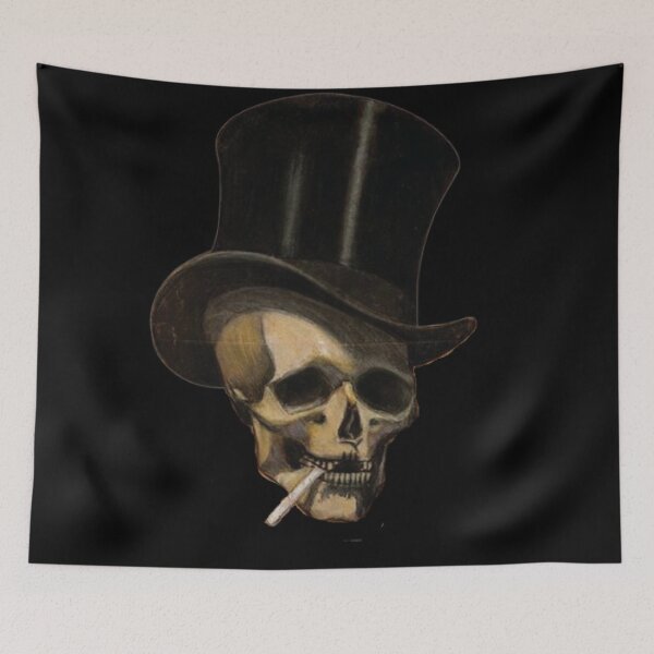 Item preview,  M.C. Escher | Skull with Cigarette, 1917 designed and sold by BossyCatHome.