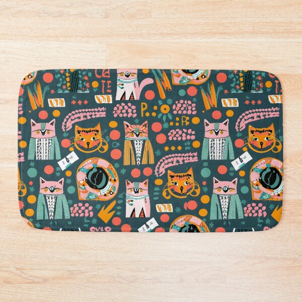 Item preview, Seamless Pattern Cat designed and sold by deviatepolo.
