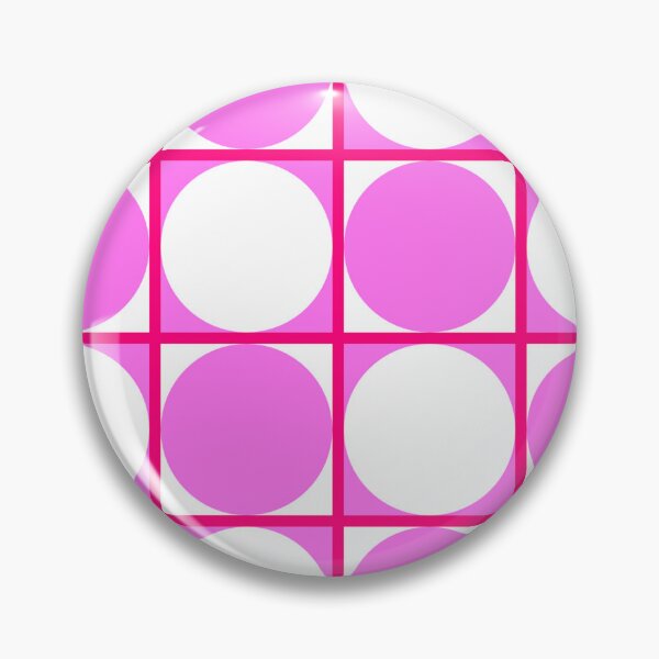 Item preview, pink and white circles pattern designed and sold by NAGNE.