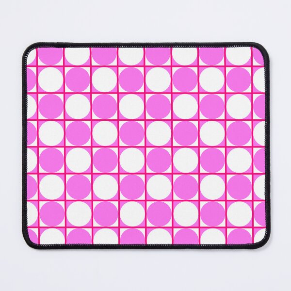 Item preview, pink and white circles pattern designed and sold by NAGNE.
