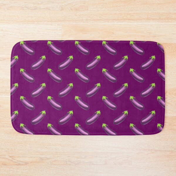 Item preview, Eggplant Emoji Pattern designed and sold by williamcuccio.